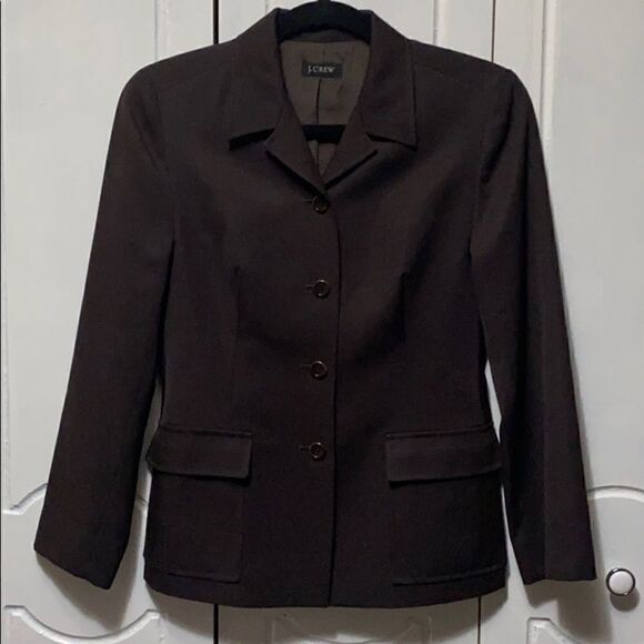 J. CREW Classic Blazer Brown size 2 - Picture 1 of 5